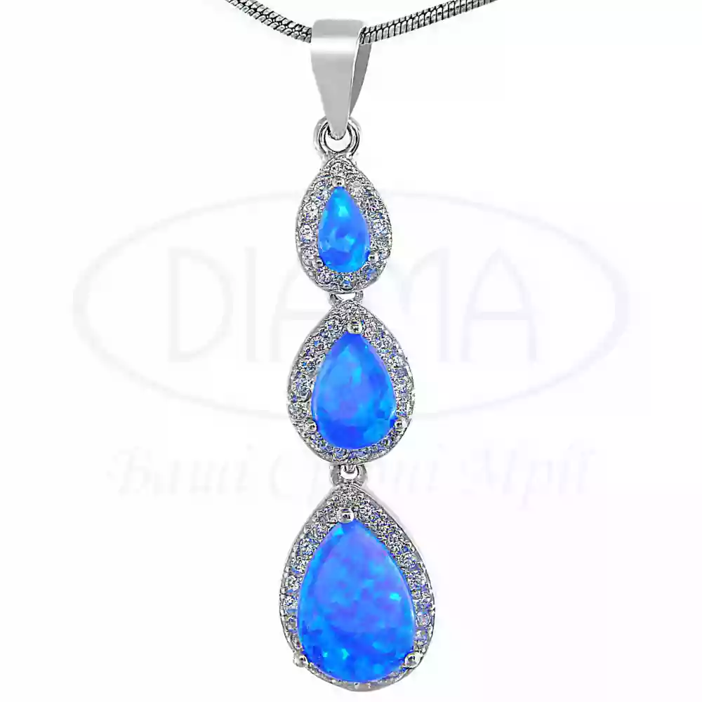 Підвіска срібна з Опалом фото 1