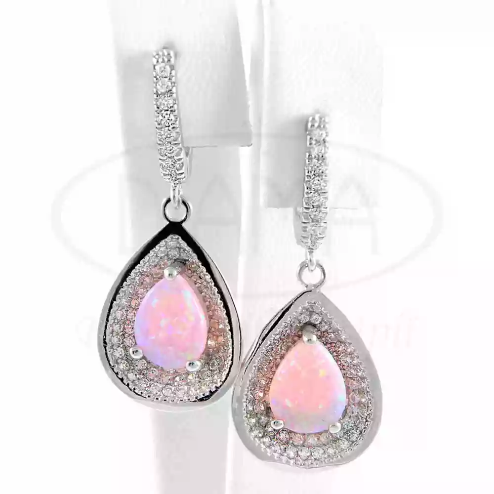 Сережки срібні з Опалом фото 1