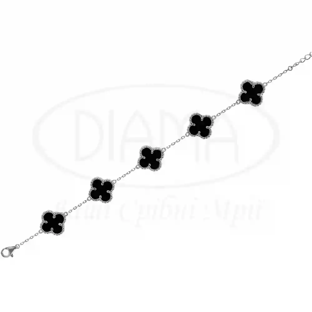 Браслет срібний з Оніксом фото 2