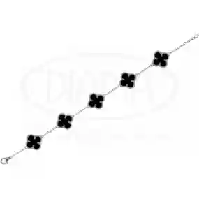 Браслет срібний з Оніксом