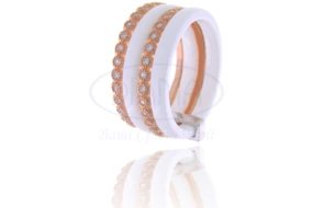 Срібна каблучка з ювелірною керамікою