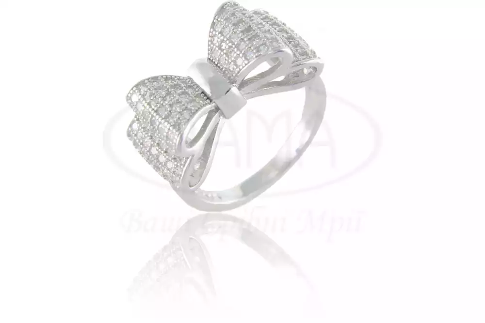 Срібна каблучка з Цирконом фото 1