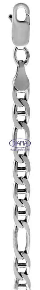 Срібний ланцюг "Фігаро-Барлі" фото 1