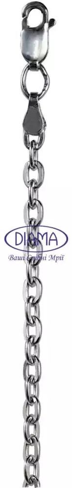 Ланцюг срібний "Якір плоский овальний" фото 1