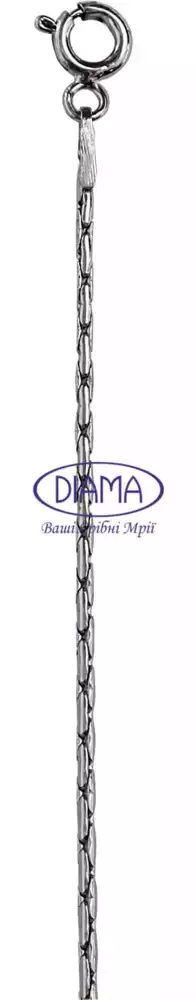 Ланцюг срібний "Снейк рубаний" фото 1