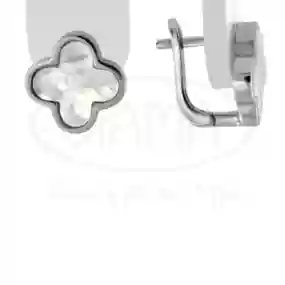 Сережки срібні з Перламутром