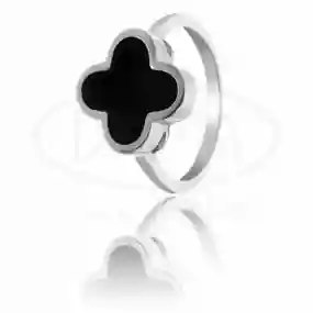 Каблучка срібна з Оніксом