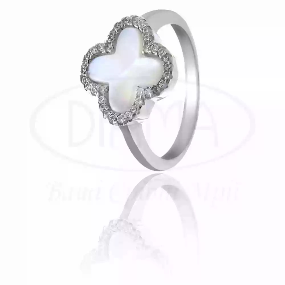 Срібна каблучка з Перламутром фото 1