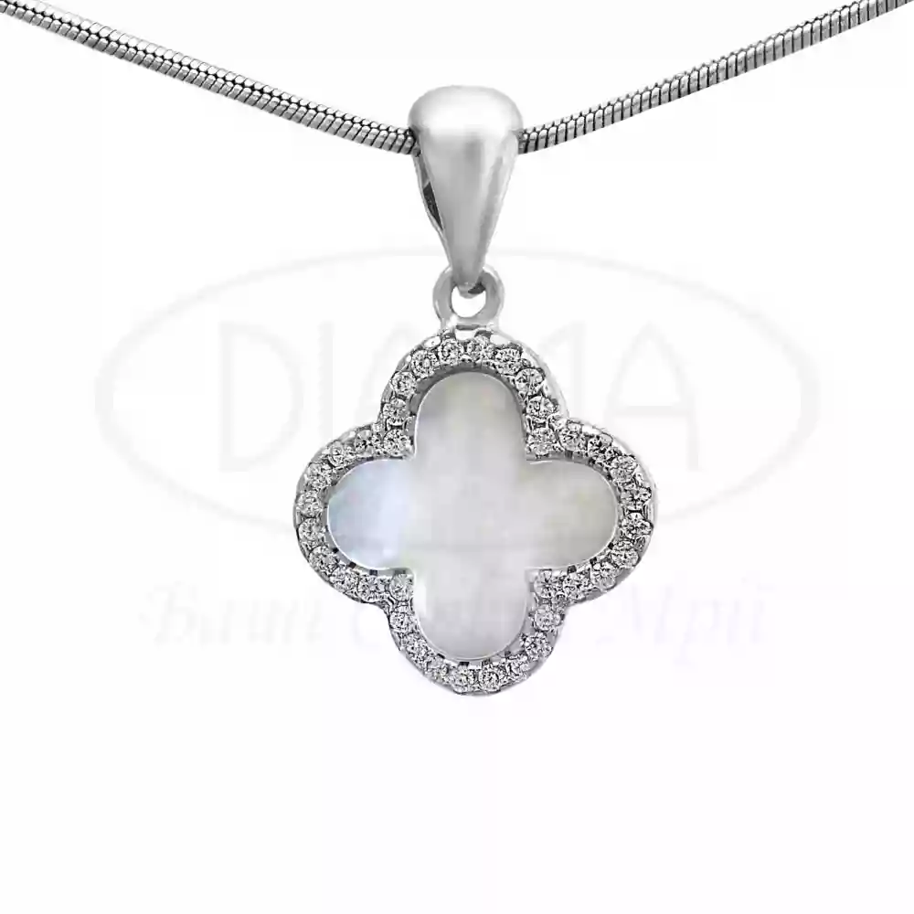 Срібна підвіска з Перламутром фото 1