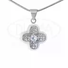 Срібна підвіска з Керамікою та Цирконом