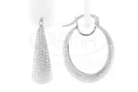 Сережки срібні "Конго" з Цирконом