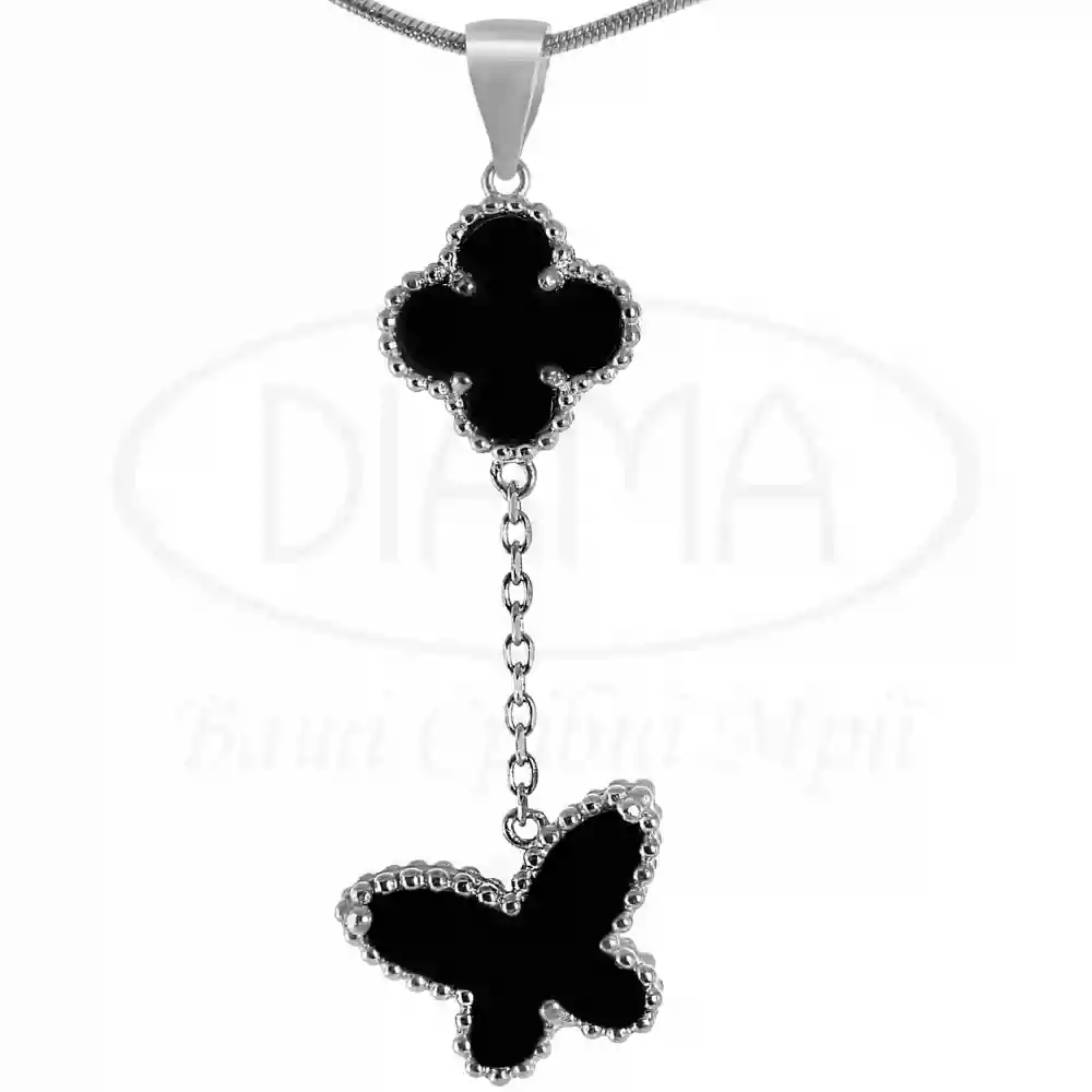 Підвіска срібна з Оніксом фото 1