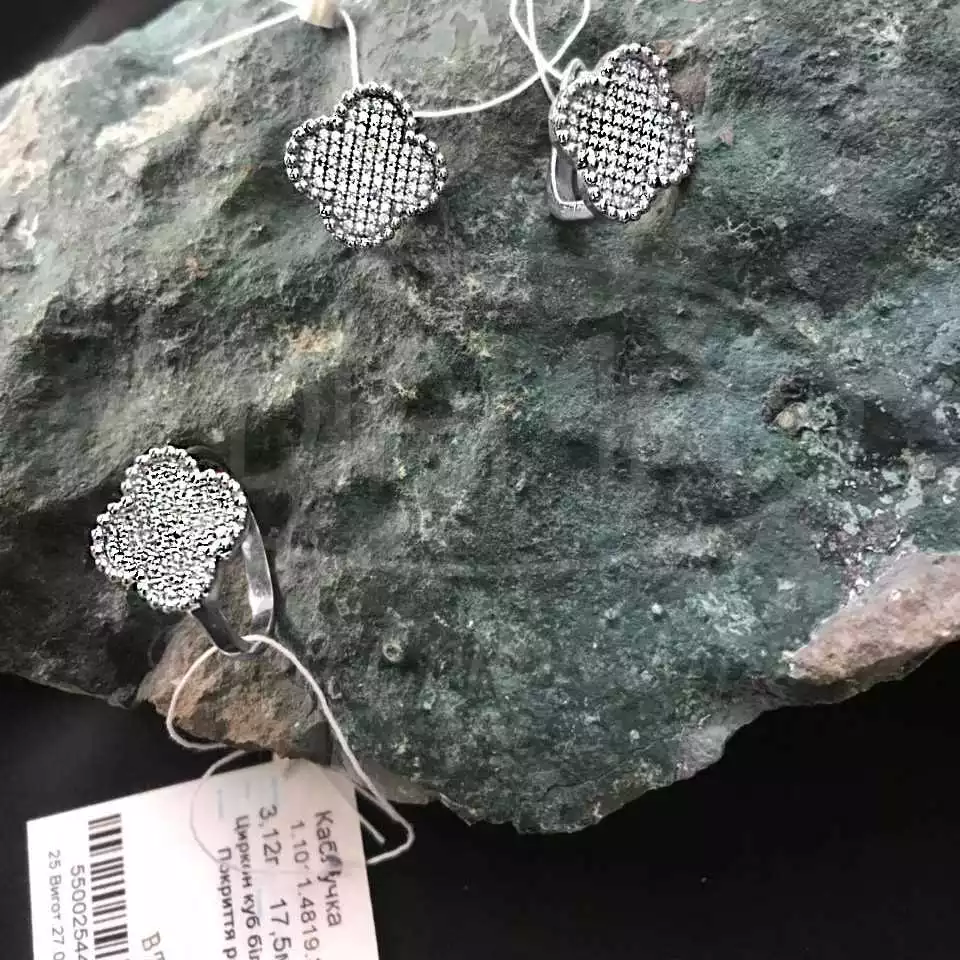 Срібна каблучка з Цирконом фото 2