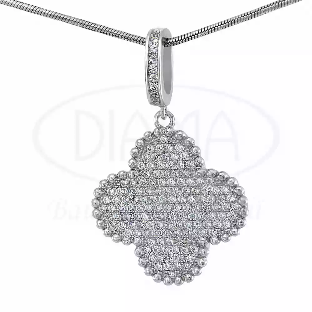 Срібна підвіска з Цирконом фото 1