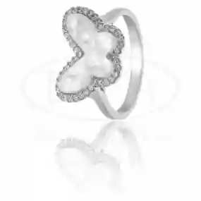 Срібна каблучка  з Перламутром