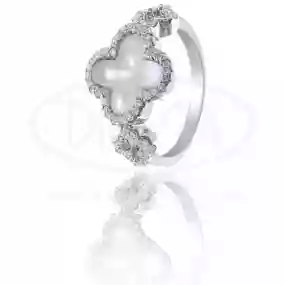 Каблучка срібна з Перламутром