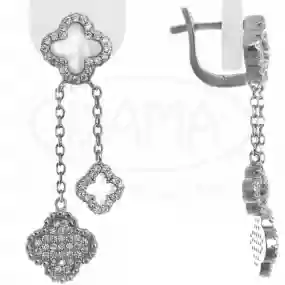 Сережки срібні з Перламутром