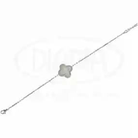 Браслет срібний з білим Перламутром