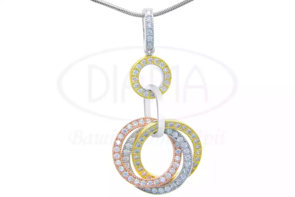 Срібна підвіска з Цирконом фото 1