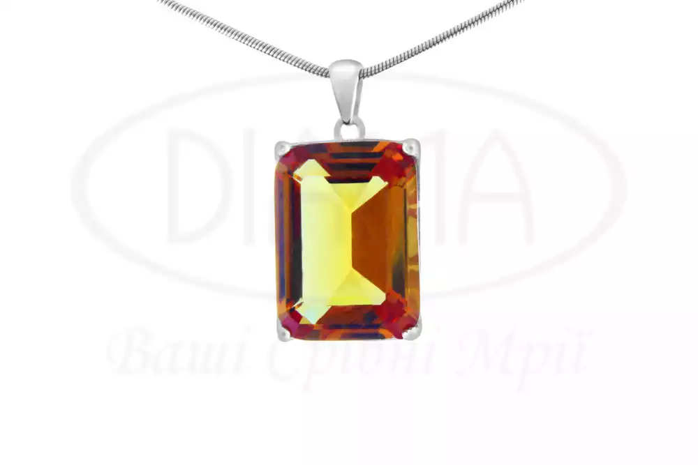 Срібна Підвіска з Султанітом фото 1