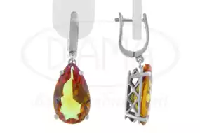 Срібна Сережки з Султанітом