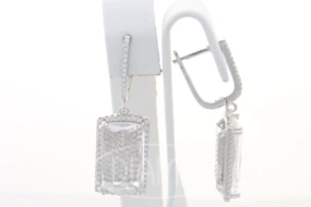 Срібні сережки з Цирконом