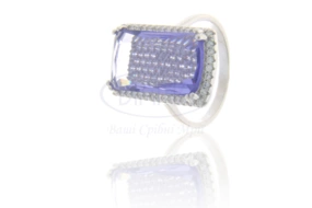 Срібна каблучка з Цирконом