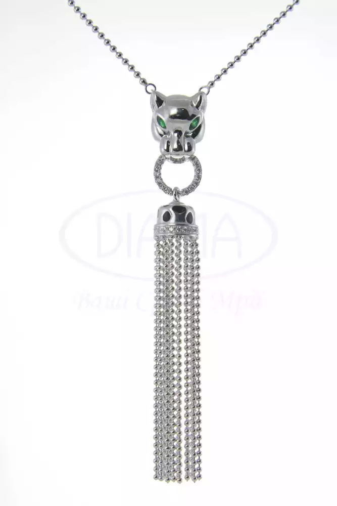 Кольє срібне "Ягуар" фото 1