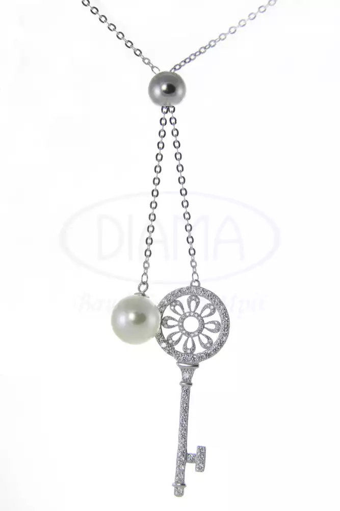 Кольє срібне "Ключик" фото 1