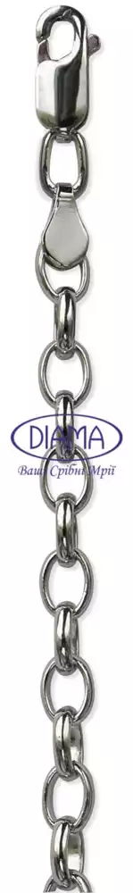 Браслет срібний "Якір Овал" фото 1