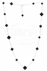 Кольє срібне з Оніксом