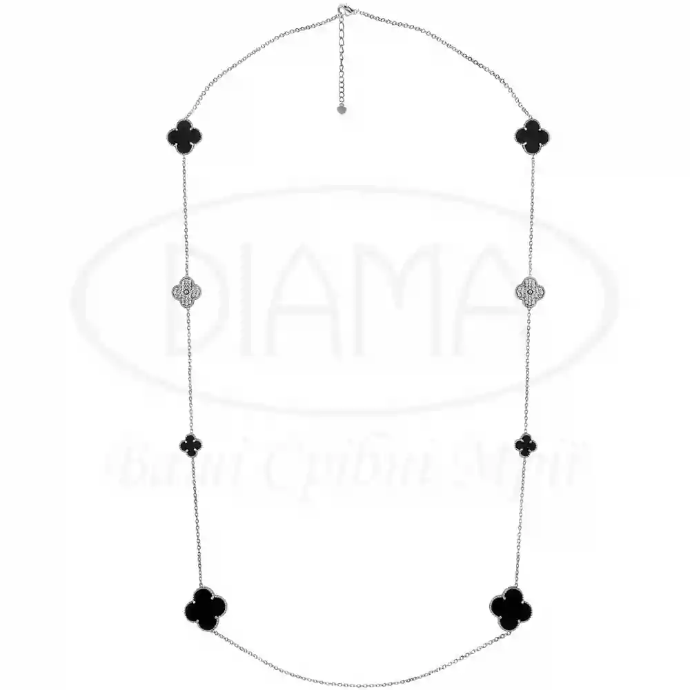 Кольє срібне з Оніксом фото 1