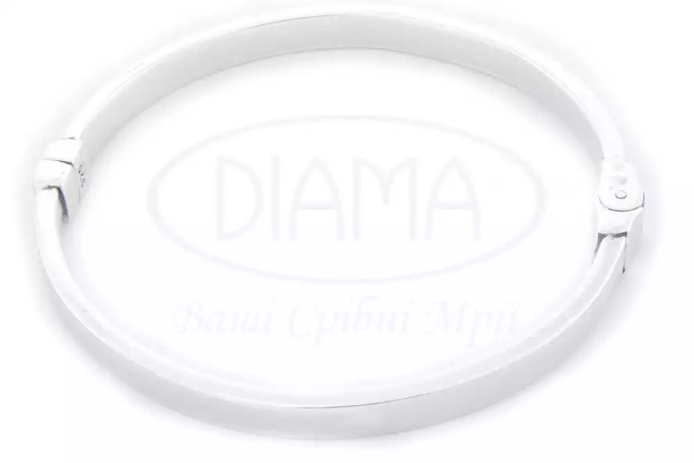 Браслет жорсткий срібний фото 1