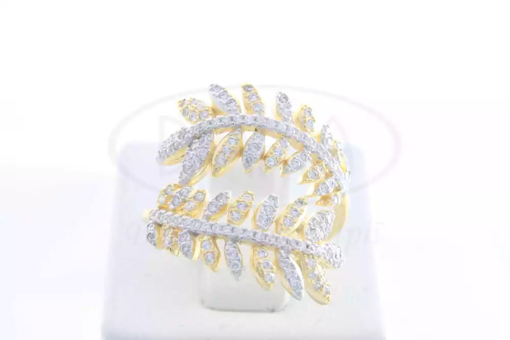 Каблучка Срібна у формі Гілки фото 1