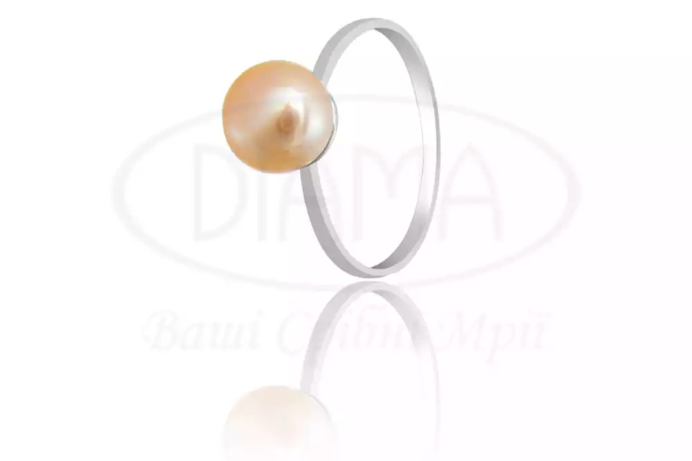 Каблучка Срібна з Перлиною фото 1