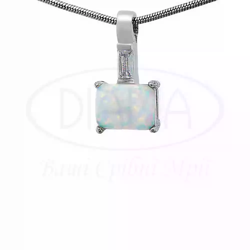 Срібна підвіска з Опалом фото 1