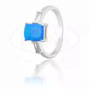 Срібна каблучка з Опалом