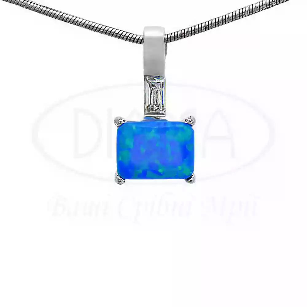 Срібна підвіска з Опалом фото 1