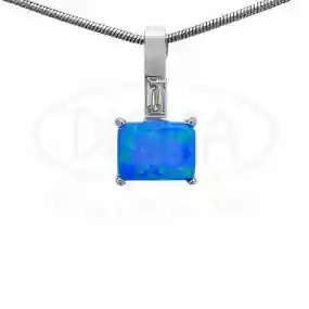 Срібна підвіска з Опалом