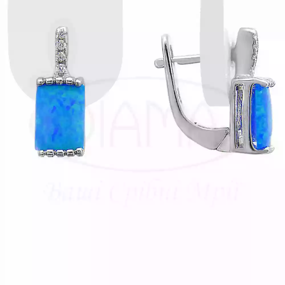 Срібні сережки з Опалом фото 1