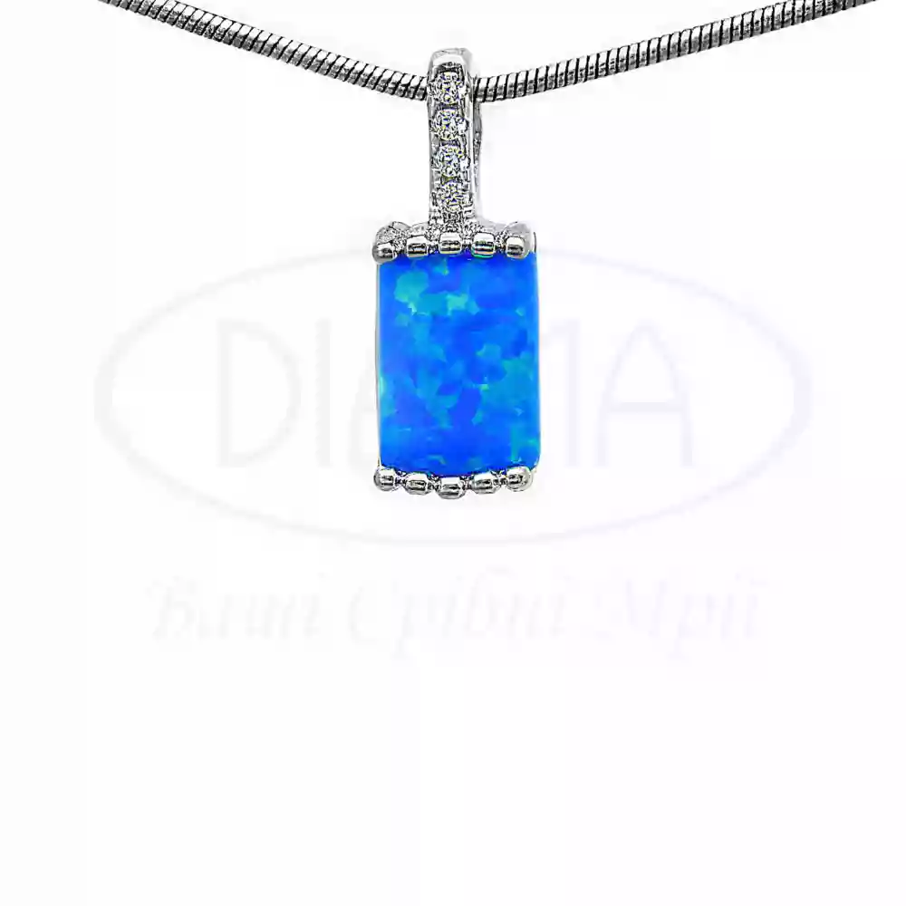 Срібна підвіска з Опалом фото 1