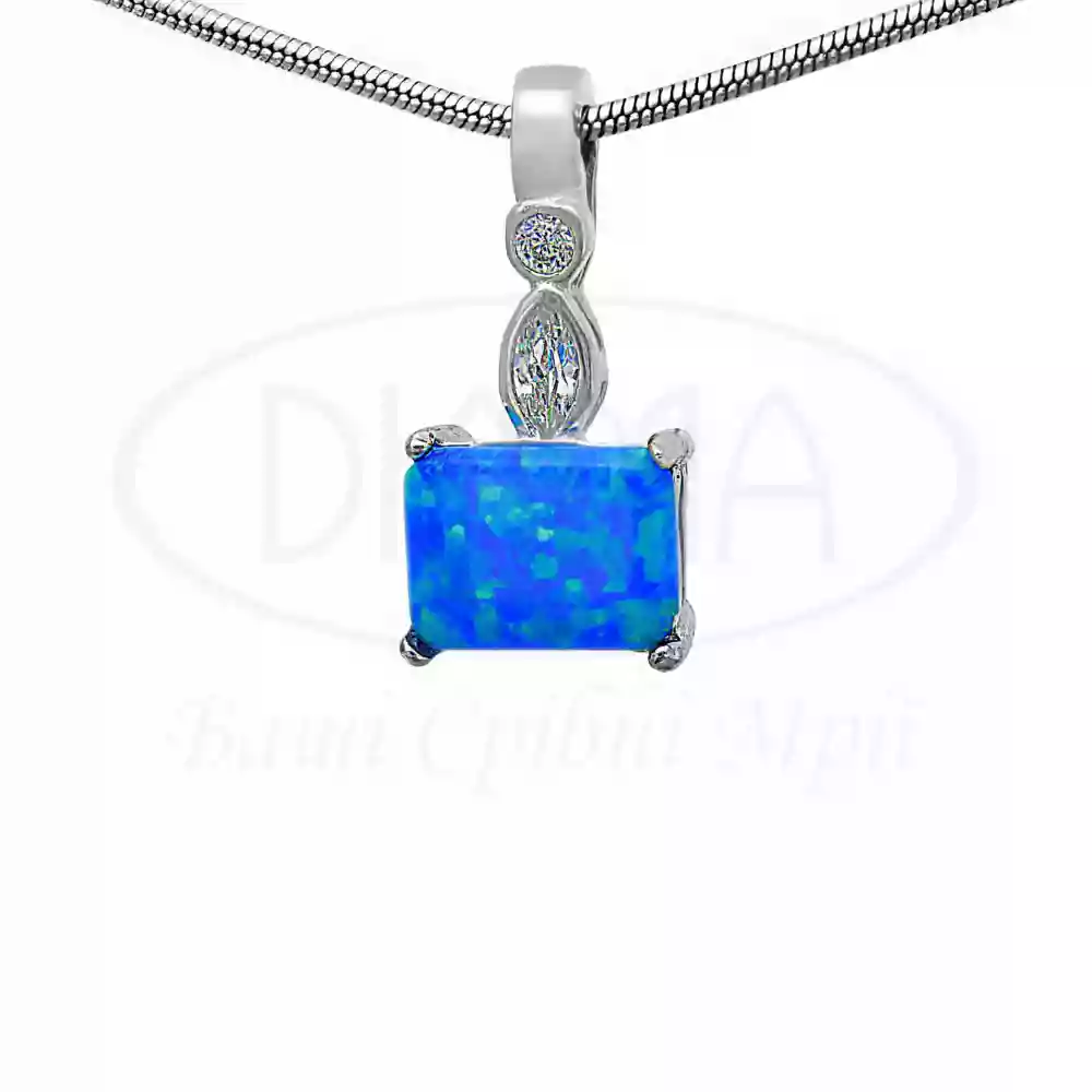 Срібна підвіска з Опалом фото 1