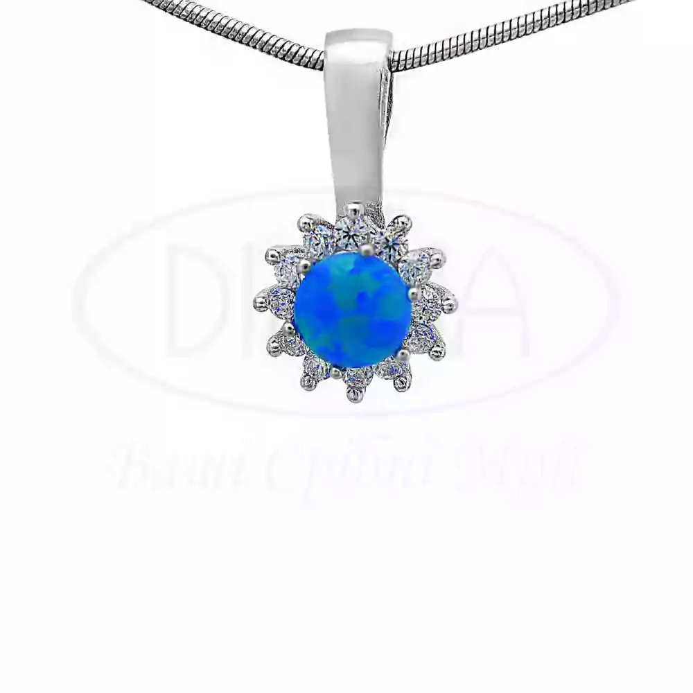 Срібна підвіска з Опалом фото 1