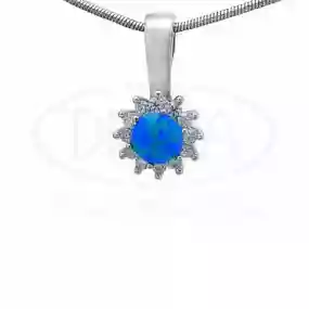 Срібна підвіска з Опалом