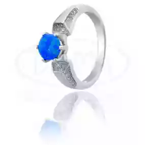 Каблучка срібна з Опалом