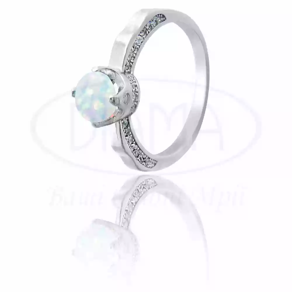 Каблучка срібна з Опалом фото 1