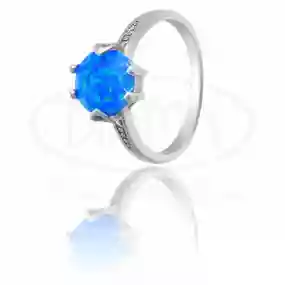 Каблучка срібна з Опалом