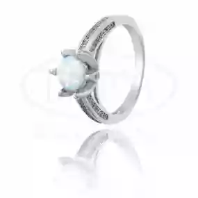 Срібна каблучка з Опалом