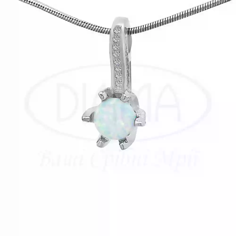 Срібна підвіска з Опалом фото 1