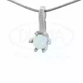 Срібна підвіска з Опалом